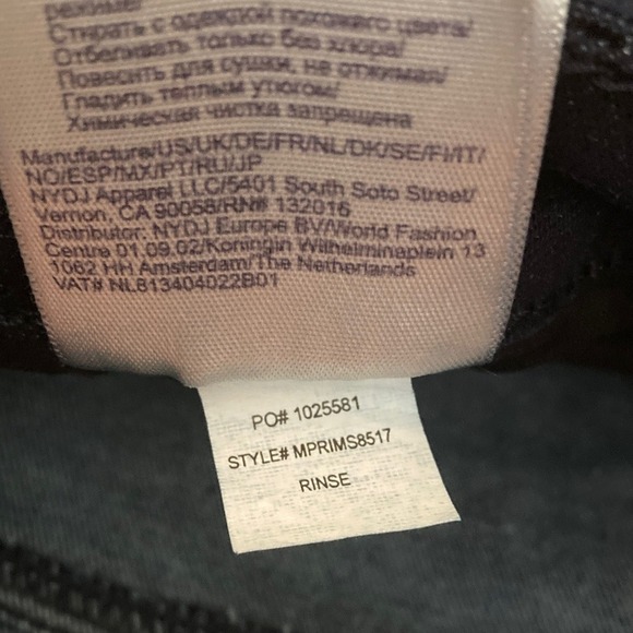 NYDJ Women's Marilyn Straight Dark Wash Jeans Size 12 Classic Strech Timeless - Picture 12 of 12